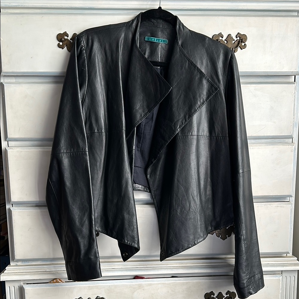 Velvet Women’s Black Leather Jacket